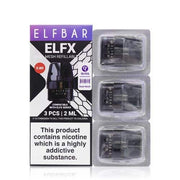 Elf Bar ELFX replacement pods, designed for the ELFX device with easy side-fill system, leak-resistant build, and smooth coil performance for consistent flavor and vapor